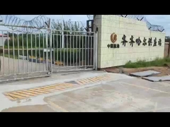 Желтый гидравлический блокировщик дорог с ручным управлением Да Педаль и светодиодный свет RGB Многоработный режим