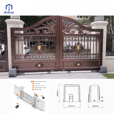 Купить Smart AK800DC Automatic Door Opener for Commercial Spaces: Remote, WiFi App & Infrared Sensing Functions online manufacture