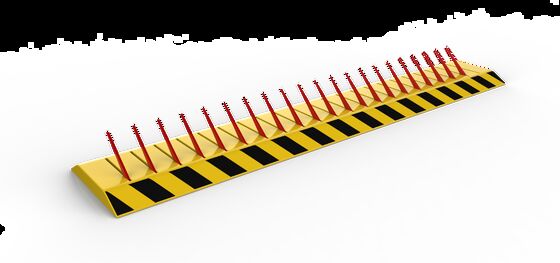 Купить А3 стальной колеса автомобиля саботаж Размер не закопанного одного ряда L настраиваемый W 550 H 80 мм прочное и решение безопасности транспортного средства online manufacture