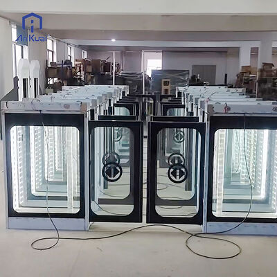 Купить Закаленное керамическое фриттованное стекло, платформа, дверной экран, шелкография, окрашенное покрытие, дверца безопасности на железнодорожной станции, автоматический барьер online manufacture